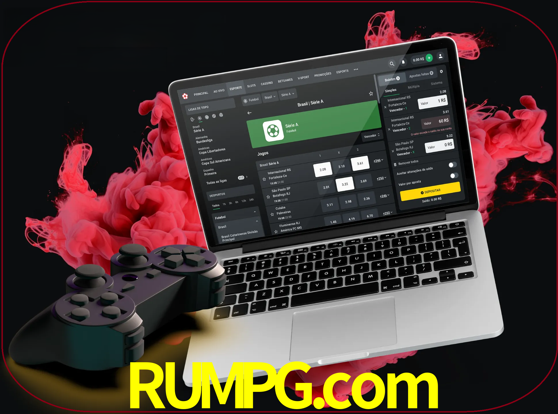 Visite a secção especial de jogos de vídeo em rumpg para descobrir em que jogos pode apostar e ganhar muito dinheiro.