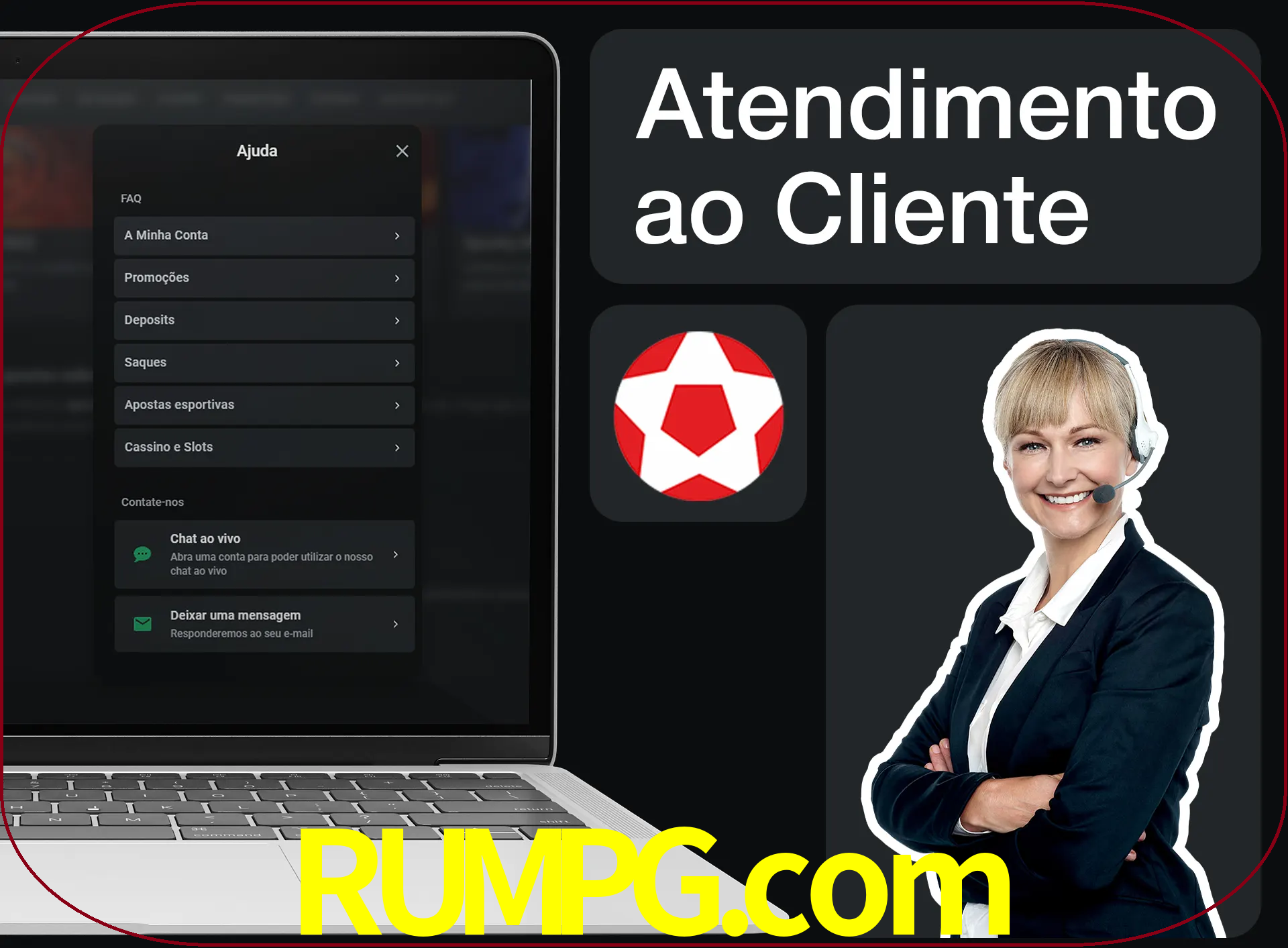 Você pode pedir nosso apoio para ajudar.